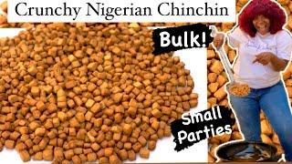 How to make crunchy & best Nigerian Chinchin in bulk | very detailed | for hangouts