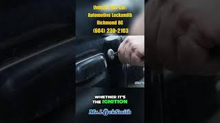 Unlock Your Car Mr Locksmith Automotive Locksmith in Richmond BC