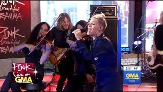 P!nk - Beautiful Trauma - LIVE (GMA)