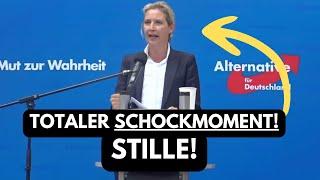 Schockmoment bei Massendemo: Alice Weidel schockiert