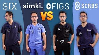 TOP UK SCRUB BRANDS REVIEW: Figs vs Simki vs SixScrubs vs Scrbs