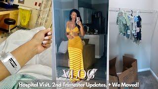 VLOG | Hospital Scare! 2nd Trimester Updates, + We Moved!