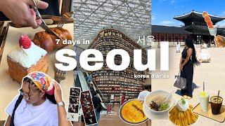 KOREA VLOG : my first time in seoul, lots of eating, exploring the city, cafes, shopping, etc.