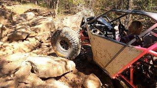 Goose & Maverick Hawk Pride Mountain Offroad RZR's rock crawling w 35" Roxxzillas and gear reduction