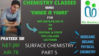 SURFACE CHEMISTRY||CLASSIFICATION OF COLLOIDS||CONCEPT OF MISCELLES||12TH||B.SC||M.SC||NET||GATE