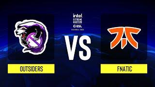 Outsiders vs. fnatic - Map 3 [Overpass] - IEM Katowice 2023 - Upper bracket