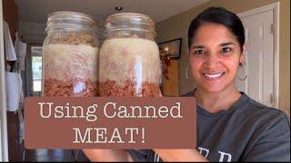 Canned meat, how I use it.