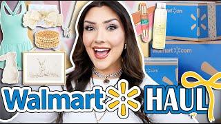 HUGE WALMART HAUL  beauty, spring decor, accessories, easter basket goodies + MORE! #walmarthaul