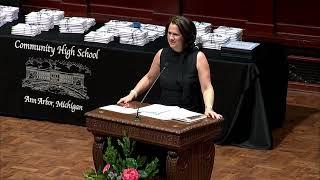 Ann Arbor Public Schools - Community High School Commencement Ceremony 2023