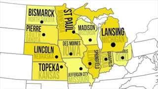 Midwestern Capitals & States