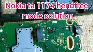 Nokia ta-1174 handfree mode solution