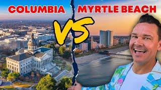 Living in MYRTLE BEACH SC vs COLUMBIA SC: Which SOUTH CAROLINA Suburbs are Better?