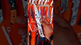 Amazing Button Knife ️ Bast Knife_ Button Wala Chaku_ Indian Sword Market _ Rampuri Chaku #viral