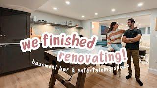 We finished renovating!!  | BASEMENT RENOVATION ep 16