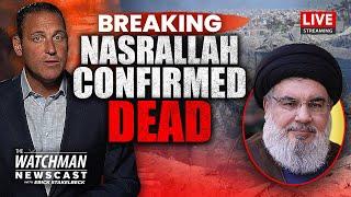 Israel CONFIRMS: Hezbollah Leader Nasrallah ELIMINATED in Beirut Strike | Watchman Newscast LIVE