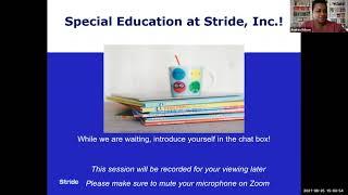 8.25.21 Special Education at Stride Inc.