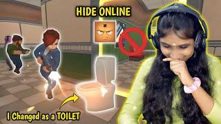 I changed as a Toilet in HIDE ONLINE - Hunter Vs Props Funny Gameplay in Tamil | Jeni Gaming 2.0