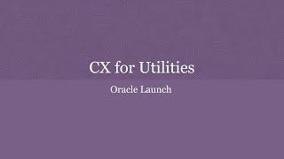 Oracle Utilities Launch demo: complete product life cycle management