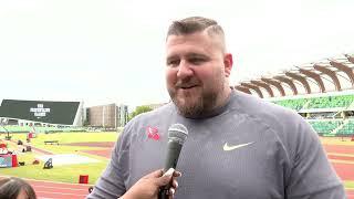 Joe Kovacs Men's Shot Put 1st Place   Eugene Diamond League   Nike Prefontaine Classic 2024