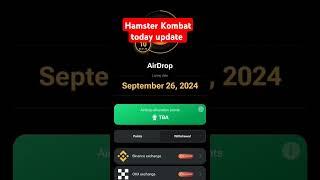 Hamster Kombat today update  #blum #hamster #airdrop #shorts