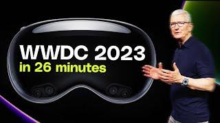 Apple WWDC 2023 keynote in 26 minutes