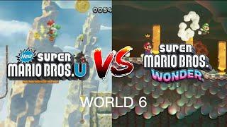 PixelsByNight - NSMBU vs. SMBW's First World 6 Level!!!