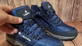 зимние ботинки Columbia синие