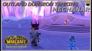 Let's Play WoW - TBC Classic - Protection Warrior - Mechanar - Gameplay Walkthrough