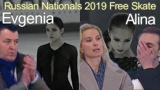 Evgenia Medvedeva vs Alina Zagitova - Russian Nationals 2019 FS Евгения МЕДВЕДЕВА vs Алина Загитова