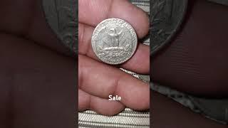 LIBERTY 1973 NO MINT MARK AND W/MINT MARK QUARTER DOLLAR UNITED STATES OF AMERICA