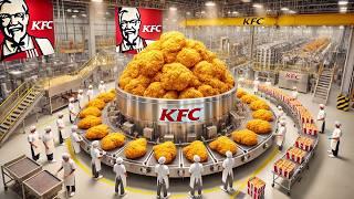 How KFC’s Iconic Fried Chicken is Made in Modern Factory | Crispy Fried Chicken Factory Process