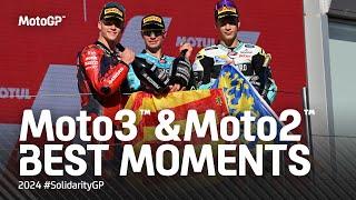 Moto3™ & Moto2™ Best Moments  | 2024 #SolidarityGP