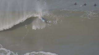 Local bodyboarders take on a secret portuguese slab