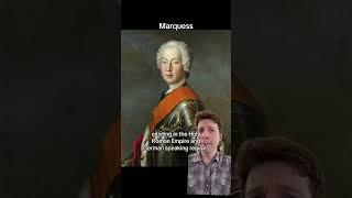 Marquesses are weird