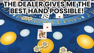 Blackjack | $900,000 Buy In | THE DEALER GIVES ME THE BEST HAND POSSIBLE ON MY BIGGEST $150K BET!