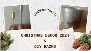 CHRISTMAS DECOR HAUL 2024 & DIY HACKS