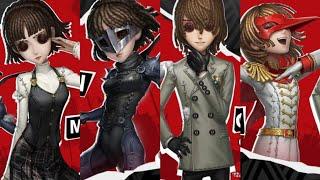 First Officer Skin CROW-Goro Akechi, Coordinator Skin QUEEN-Makoto Niijima Identity V x Persona 5