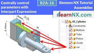 Siemens NX Tutorial | Interpart Expressions