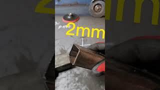 Realy Quick welding trick , hidden connection. #welder #tips #tricks