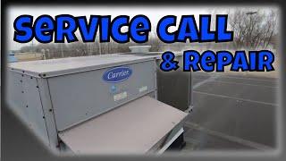 No heat service call and repair