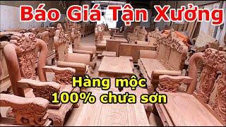 KHÁM PHÁ xưởng gỗ Mộc Nam Huy và Báo Giá chi tiết các sản phẩm còn mộc 100%