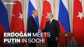 Erdogan and Putin meet for grain deal, bilateral talks