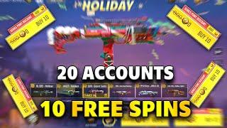 Holiday Series Armory | 20 Accounts... Free 10 Spins  | COD Mobile | CODM