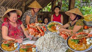 Bánh Canh Bún Ghẹ Trứng Cút, Hành Phi | Hương Vị Bánh Quê Miền Tây || Bread soup