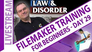 Law & DisOrder - Claris FileMaker for Beginners: Scripting/Removing Duplicate Records - Day 29