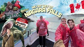 WE WENT TO NIAGRA FALLS! BUCKET LIST TICKED  WE GOT SOAKED! BOAT TOUR, RAINFOREST CAFE, MCDONALDS!