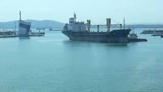 Port Burgas - The docking of the Serdika ship