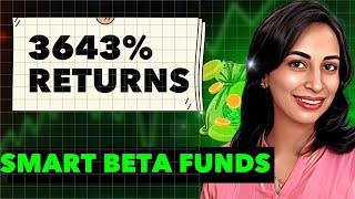 4 Best SMART BETA FUNDS | Beat Nifty Returns  | Alpha Value Momentum Quality | Bharti Rathee