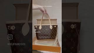 (UNBOXING) Louis Vuitton Neverfull PM in Monogram Pivione #luxurybag #luxuryunboxing