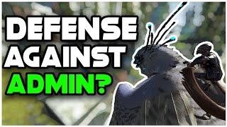 Defending Against An Admin Abusing Tribe! | Rat Hole Base Defense | ARK 6 Man PvP